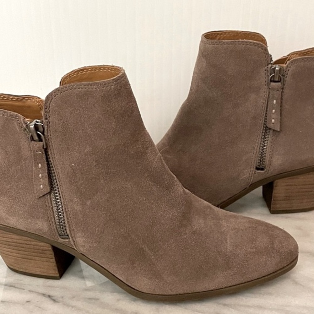 Frye “Judith/Judy” Suede Ankle Booties